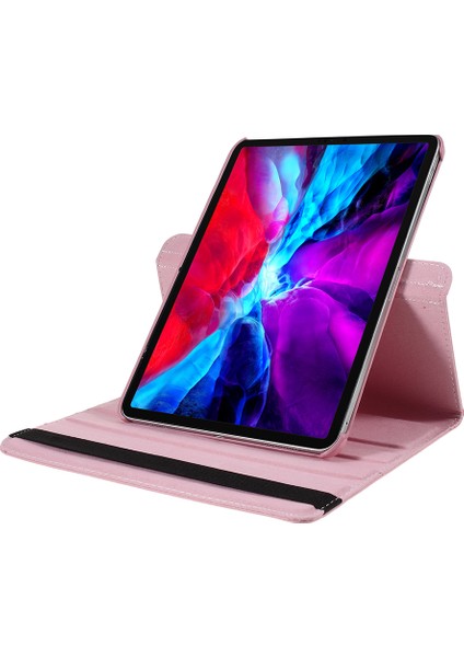 iPad Pro 11 Inç Için 360 Derece Dönen Koruyucu Stand Kapaklı Tablet Kılıfı (Yurt Dışından)