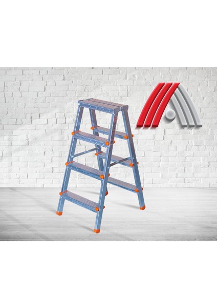 4+4 Çift Çıkış Profil Merdiven