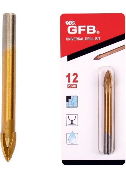 4600 Cam Seramik 4 Mm Delme Ucu - 2 Adet