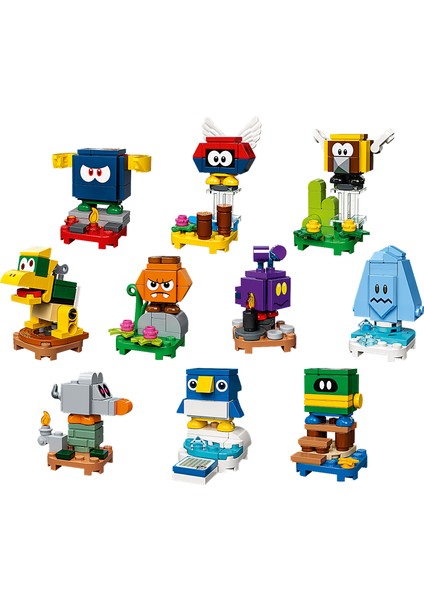 Super Mario# Karakter Paketleri # Seri 4 71402 Yapım Seti (Kapalı Paket 1 Adet Minifigür)