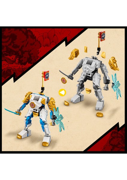 Ninjago® Zane#in Güçlendirici Robotu Evo 71761 - 6 Yaş ve Üzeri İçin Ninja Oyuncağı İçeren Oyuncak Yapım Seti (95 Parça)