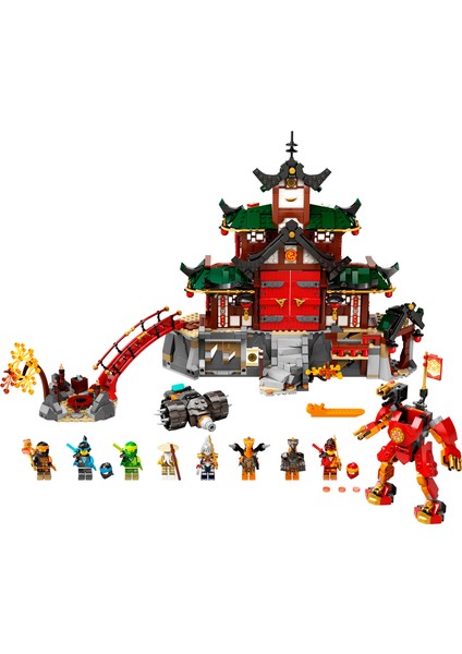 Ninjago® Ninja Dojo Tapınağı 71767 - 8 Yaş ve Üzeri İçin Lloyd; Kai ve Yılan Oyuncağı İçeren Oyuncak Yapım Seti (1394 Parça)