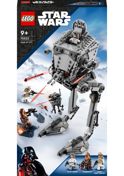 Star Wars# Hoth# At-St# 75322 - 9 Yaş ve Üzeri Çocuklar İçin Oyuncak Yapım Seti (586 Parça) modelleri