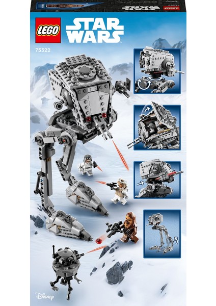 Star Wars# Hoth# At-St# 75322 - 9 Yaş ve Üzeri Çocuklar İçin Oyuncak Yapım Seti (586 Parça)