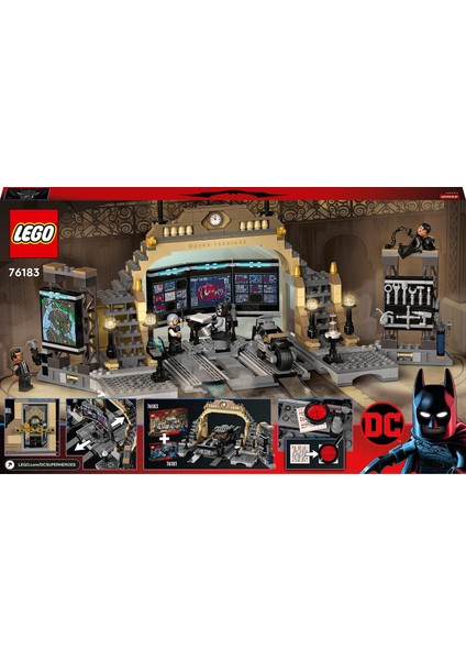 Dc Batman# Batcave#: Riddler# Karşılaşması 76183 # Süper Kahraman Seven Çocuklar İçin Gotham City# Batcave Yaratıcı Oyuncak Yapım Seti (581 Parça)