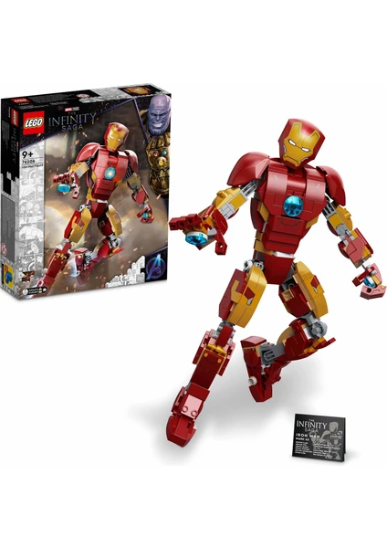 Marvel Iron Man Figürü 76206 #  9 Yaş ve Üzeri Süper Kahraman Seven Çocuklar İçin Koleksiyonluk Yaratıcı Oyuncak Yapım Seti (381 Parça)