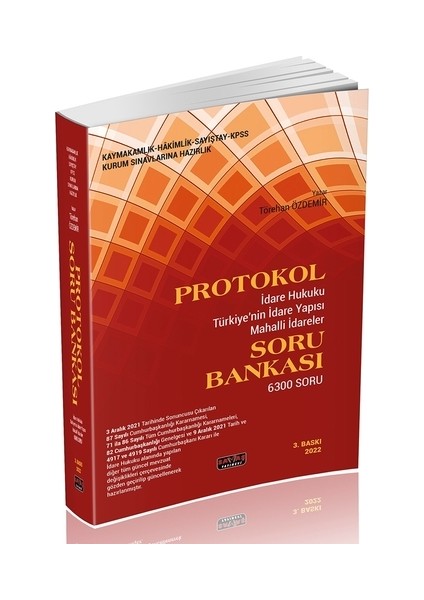 Protokol Soru Bankası Törehan Özdemir Savaş Yayınları 2022 - Törehan Özdemir