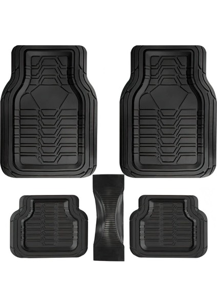 Knk Jeep Wrangler Paspas Panzer Siyah Havuzlu Kauçuk