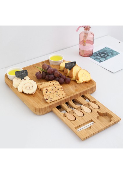 Bambu Çekmeceli Peynir Kesme Tahtası (Yurt Dışından) fiyatları