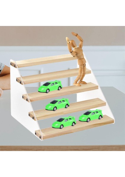 Temizle Akrilik Ahşap Ekran Standı, Model Araba 5 Katmanlı Akrilik Yükseltici Ekran Rafı 15.7 Inç Genişlik (Yurt Dışından) fırsatları