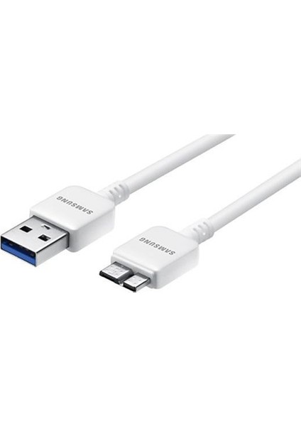 Samsung N9000 Galaxy Note 3 uyumlu USB 3.0 Data ve Şarj Kablosu - Beyaz
