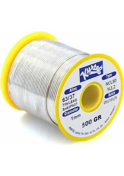 Lehim 500GR 1mm 63/37 Kurtel