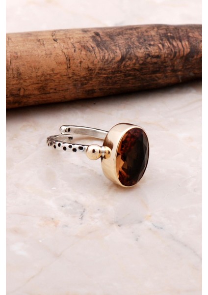 Renk Değiştiren Sultan Taşlı Elişi Gümüş Yüzük 3109 fiyatları