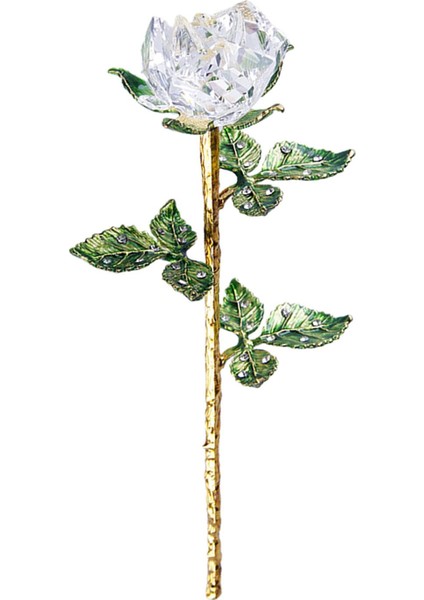 Sevgilile Günü için Dekor Kristal Gül - Kırmızı (Yurt Dışından)