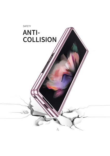 Samsung Galaxy Z Fold3 5g Elektro Kaplama Kılıfı Mavi (Yurt Dışından)