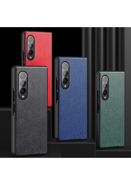 Samsung Galaxy Z Fold3 5g Litchi Desen Katlanabilir Kılıf Yeşil (Yurt Dışından) fiyatları