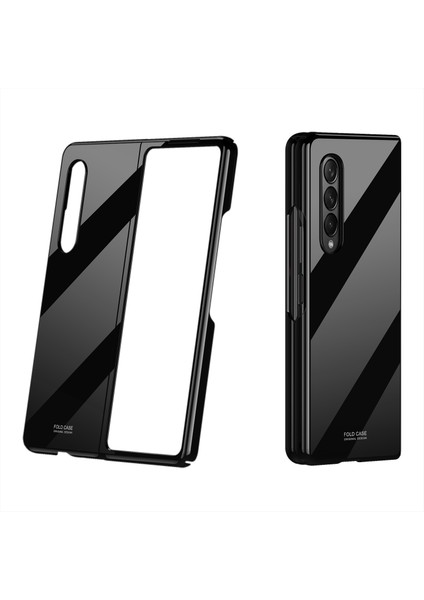 Piyano Boya Koruyucu Kılıf Samsung Galaxy Z Fold3 5g Siyah (Yurt Dışından)