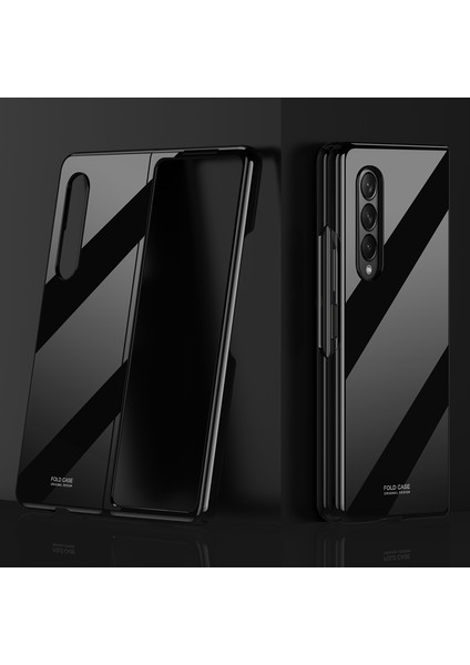 Piyano Boya Koruyucu Kılıf Samsung Galaxy Z Fold3 5g Siyah (Yurt Dışından)