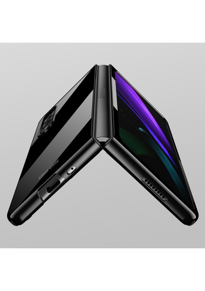 Piyano Boya Koruyucu Kılıf Samsung Galaxy Z Fold3 5g Siyah (Yurt Dışından)