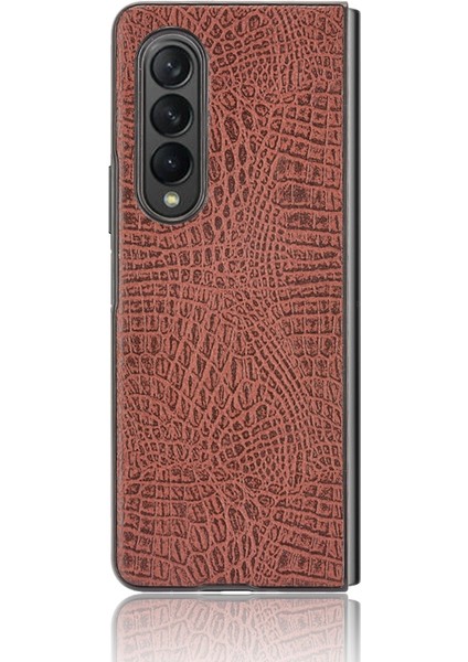 GKK Pc + Pu Kılıf Samsung Galaxy Z Foll3 5g Kahverengi (Yurt Dışından)