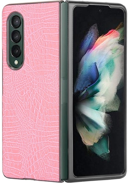 GKK Samsung Galaxy Z Için Pc + Pu Kılıf Fold3 5g Pembe (Yurt Dışından)