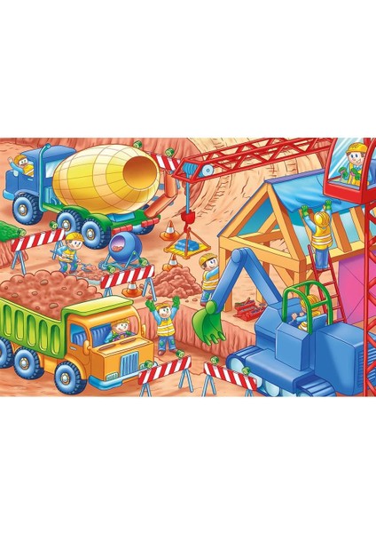 Under Construction Jumbo Puzzle 12 Parça