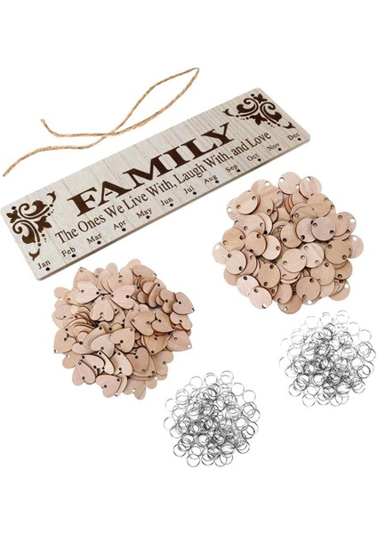 Ahşap Doğum Günü Hatırlatma Kurulu Perpetual Craft Ahşap Olay Takvimi Dıy(Yurt Dışından) modelleri