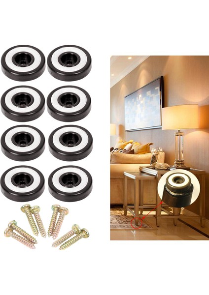 Sandalye Bacaklar Mobilya Bacaklar Demir Masa Bacakları Ev Dıy Modern Başucu Masaları Kahverengi 32MM