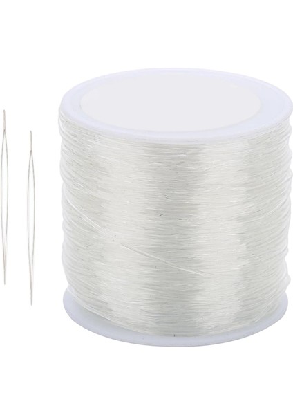 Bilezikler Için Esnek Dize, Elastik Dize Takı Boncuk Kablosu, Küçük Boncuklara Uyacak Şekilde, Büyük Boncuklara Uyacak Birden Fazla Katman Kullanabilir - 1.5mm 55M(Yurt Dışından)