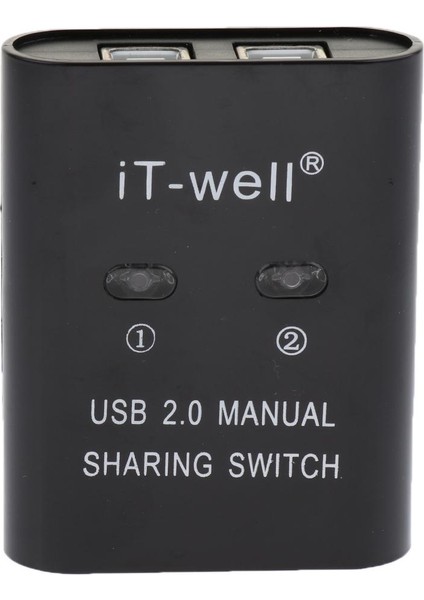 USB Manuel Paylaşım Anahtarı, 2 Bağlantı Noktaları Hub Kvm Anahtarları Pc Tarayıcı Yazıcı Için Siyah(Yurt Dışından) fiyatları