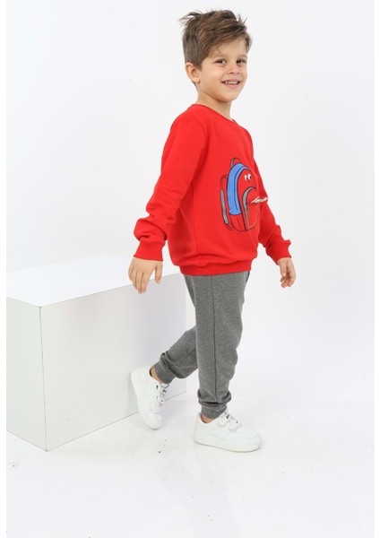 Toontoy Erkek Çocuk Çantalı Yazı Baskılı Eşofman Takım fiyatları