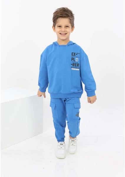 Toontoy Erkek Çocuk Explorer Baskılı Eşofman Takım