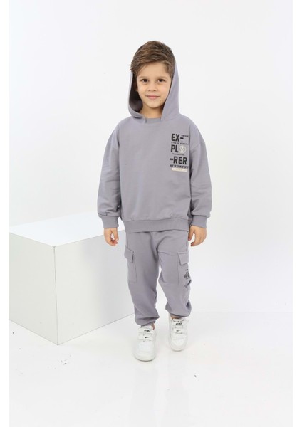 Toontoy Erkek Çocuk Explorer Baskılı Eşofman Takım