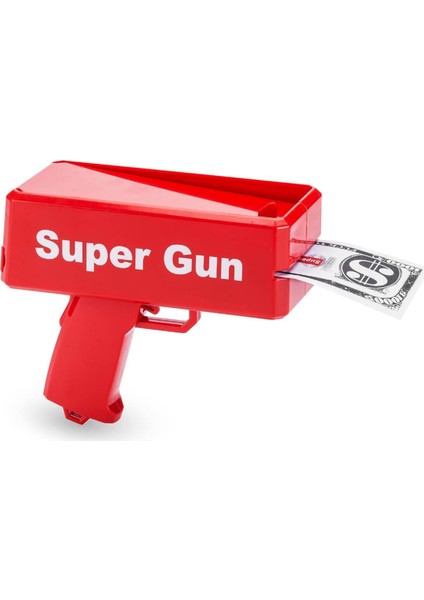 Ne Alırsan Ucuz Super Money Gun Para Saçma Tabancası - Kırmızı