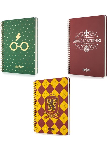 Harry Potter Butik Defter Seti 3'lü