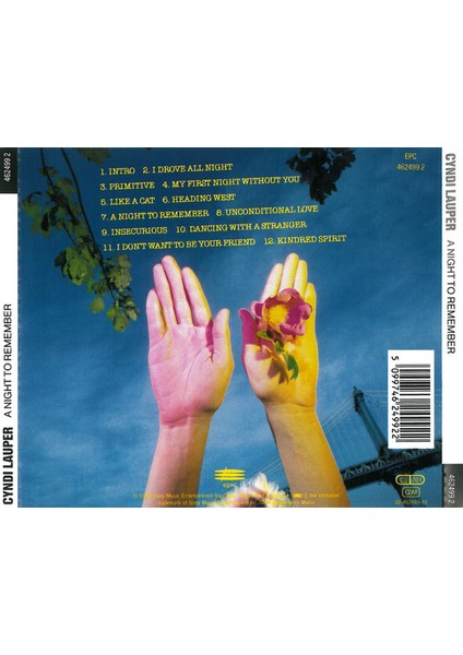 Cyndi Lauper – A Night To Remember CD fiyatları