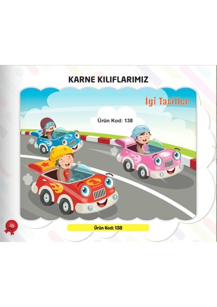 Ata Yayıncılık Karne Kabı Kılıfı Ürün Kodu:138 (20'li)