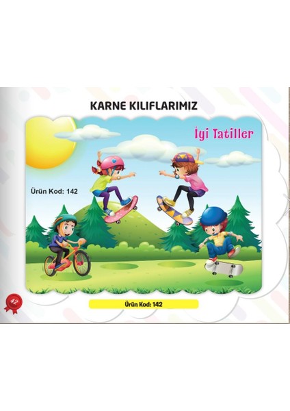 Ata Yayıncılık Karne Kabı Kılıfı Ürün Kodu:142 (10'lu)