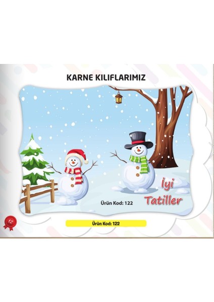 Ata Yayıncılık Karne Kabı Kılıfı Ürün Kodu:122 (10'lu)