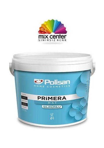 Primera Silikonlu Mat Iç Cephe Boyası 2.5 Lt Yalın Beyaz