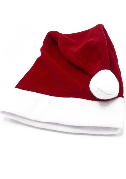 Kadife Noel Baba Şapkası