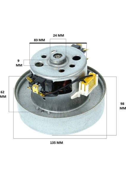 Elektrikli Süpürge Motoru 1400 W - Bt 27 fiyatları