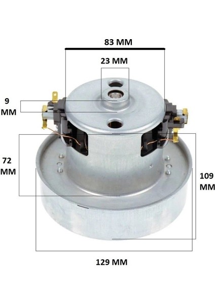 Elektrikli Süpürge Motoru 1200 W - Bt 30 Srv 30 fiyatları