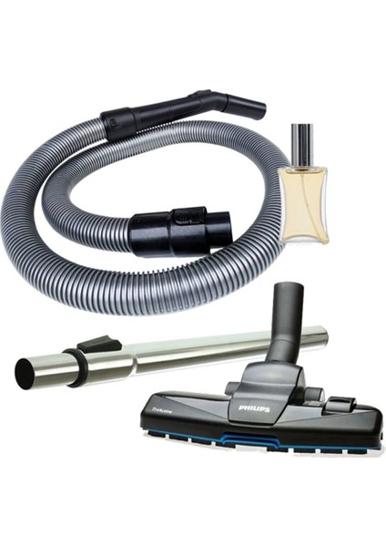 Philips Uyumlu Fc 8475 8477 9323 9542 Powerpro Süpürge Teleskopik Boru Compact Emici Hortum Seti