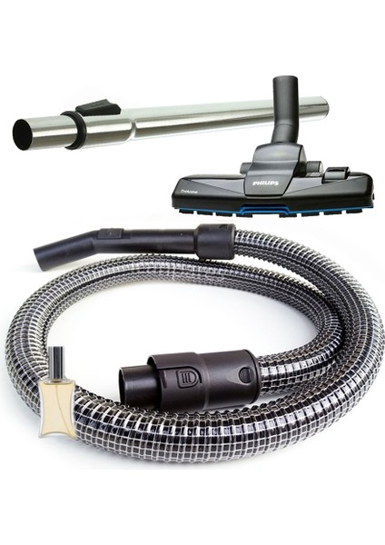 Philips Uyumlu Fc 8475 8477 9323 9542 Powerpro Süpürge Boru Compact Emici Telli Hortum Seti