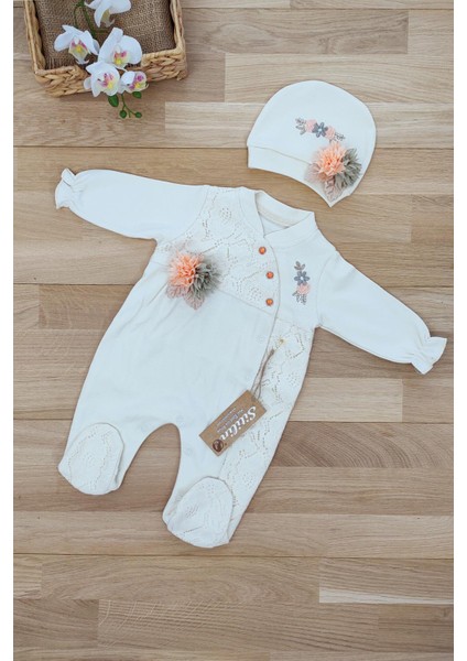 Kız Bebek Natural Lüx Organik Hastane Çıkışı Yenidoğan Seti