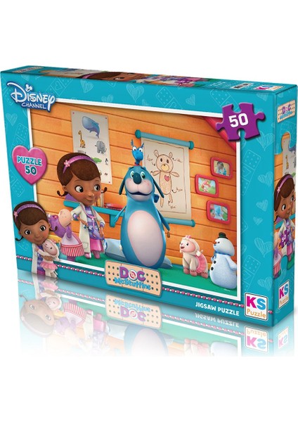 DOC709 Ks Doc Mcstuffins / 50 Parça Puzzle