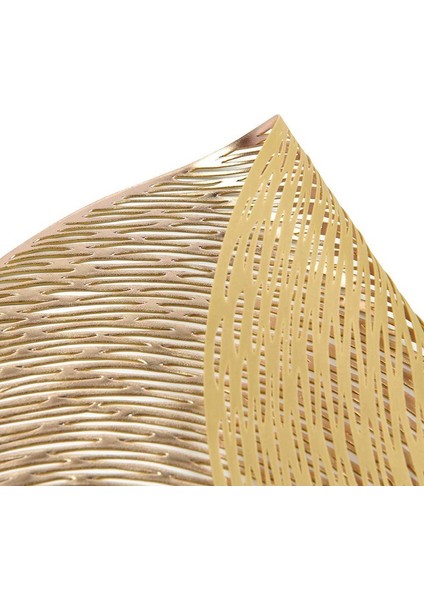 Placemats 6'lı Set Yuvarlak Masa Paspasları Vinil Oymalı Dekoratif Mutfak Kaymaz Yıkanabilir Yemek Masası Için 15 Inç Paspaslar (Yurt Dışından)