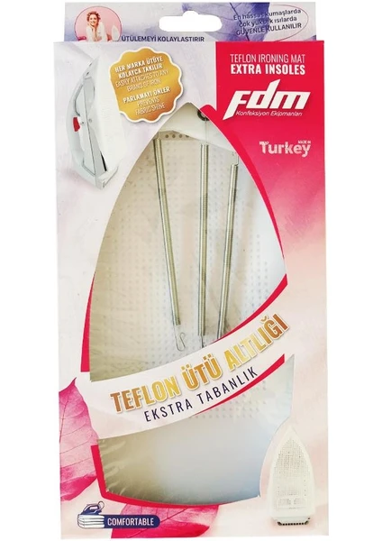 Fdm Yanmaz Yapışmaz Ütü Altlığı Ütü Teflonu Tabanlığı