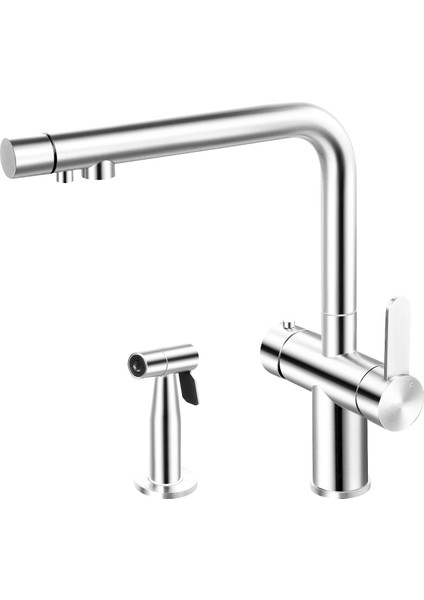 Lusso Krom 4040 Arıtma Su Çıkışlı Mutfak Armatürü